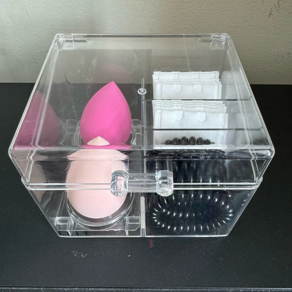 New 4 Component beauty essentials & organizer set 4.7In Lx 4.6In Wx 3.7In H